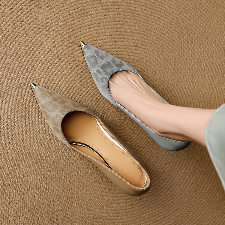Arabella - Pointed-Toe Court Heels