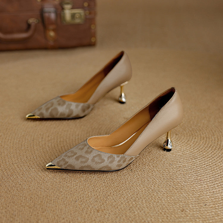 Arabella - Pointed-Toe Court Heels