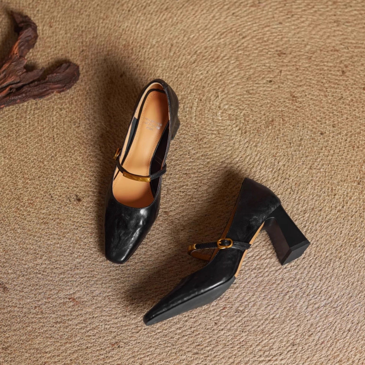 Philippa - Block Heel Mary Jane Shoes