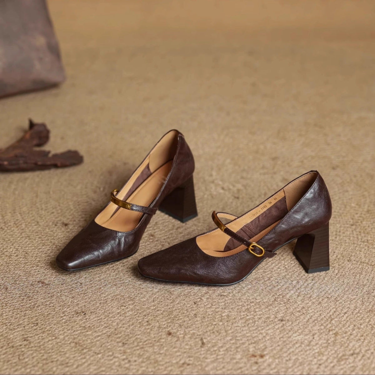 Philippa - Block Heel Mary Jane Shoes