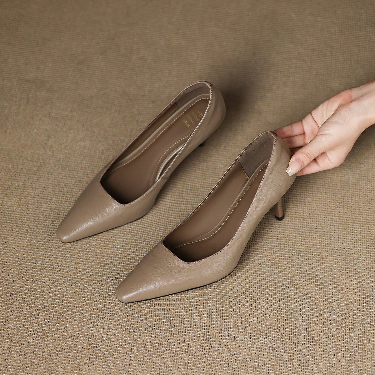 Madeleine - Pointed Toe Stiletto Court Shoes