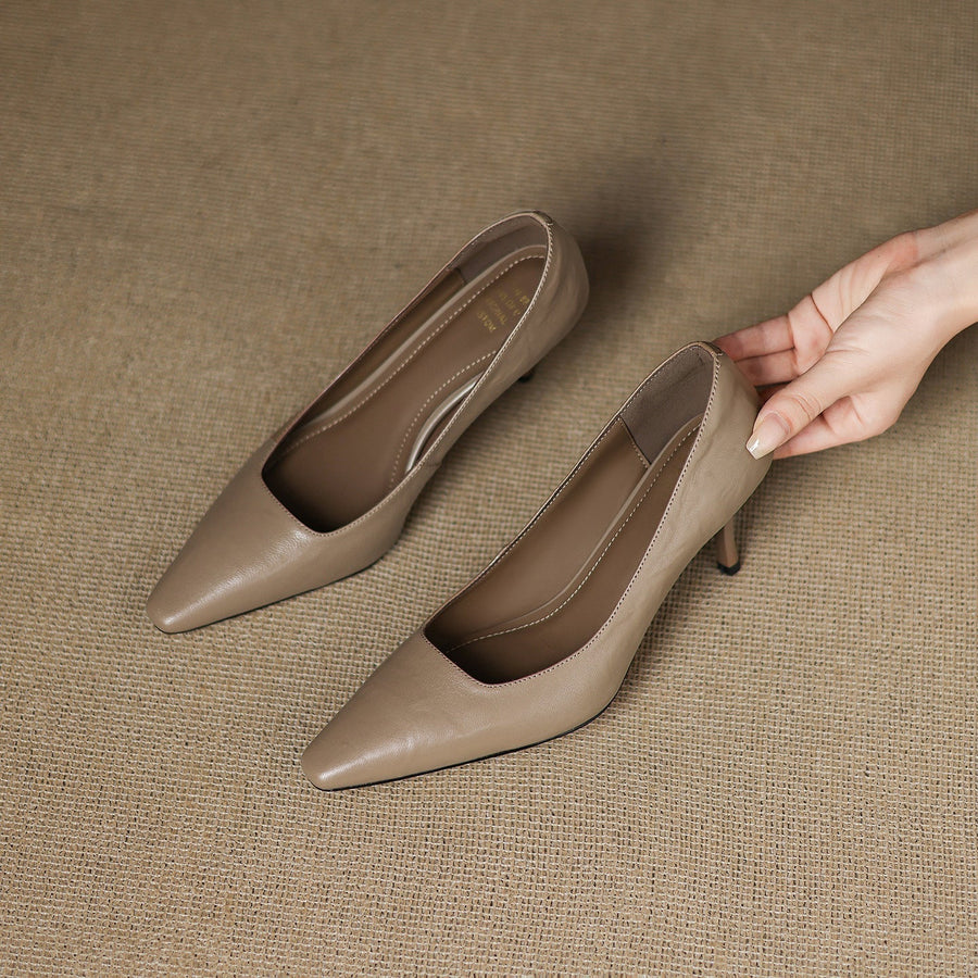 Madeleine - Pointed Toe Stiletto Court Shoes
