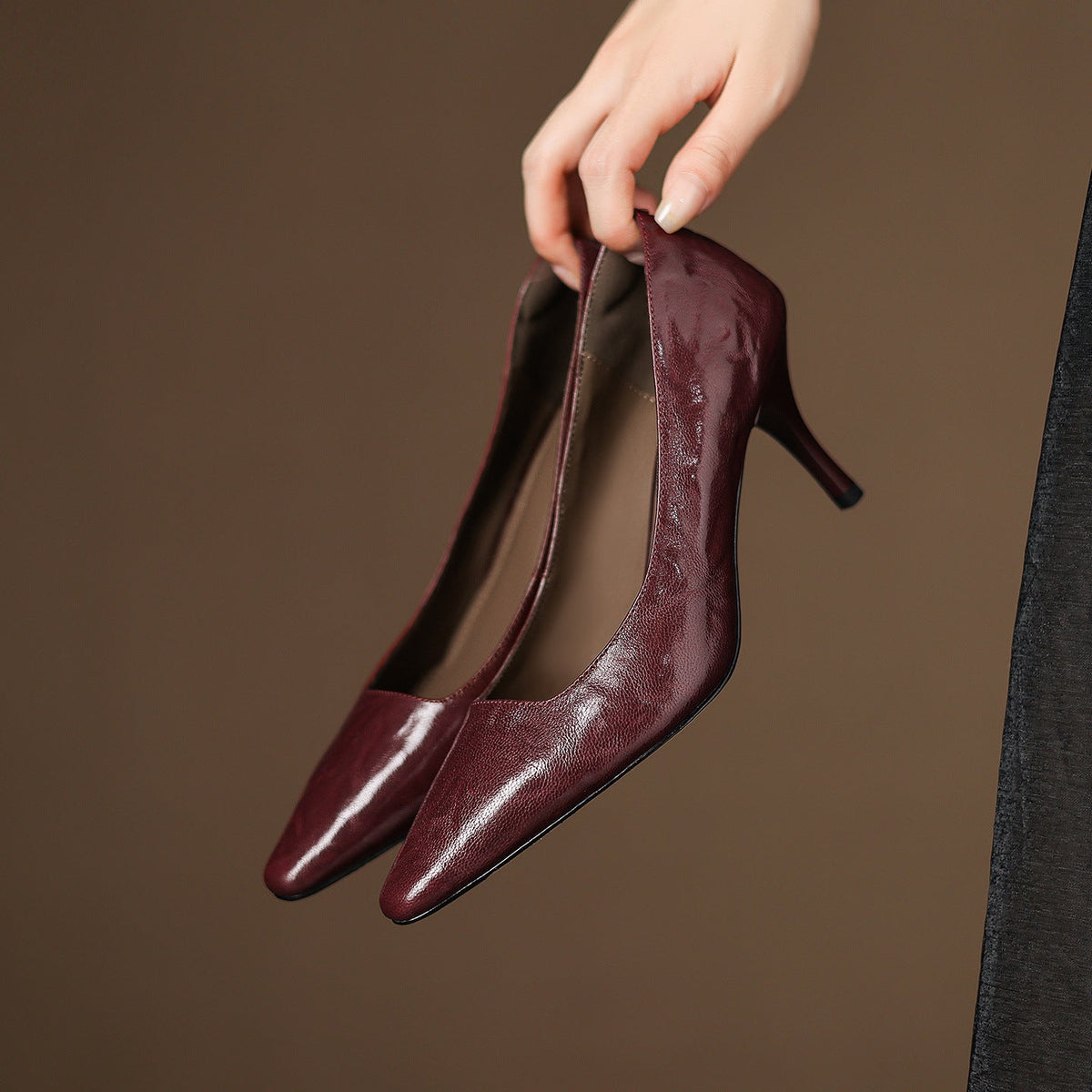 Madeleine - Pointed Toe Stiletto Court Shoes