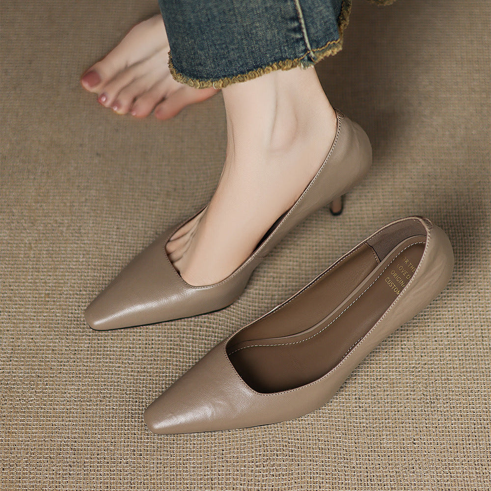 Madeleine - Pointed Toe Stiletto Court Shoes