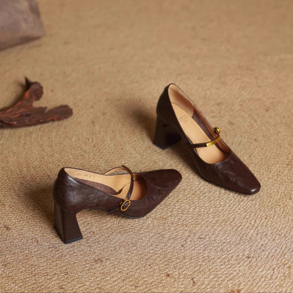 Philippa - Block Heel Mary Jane Shoes