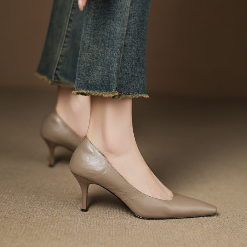 Madeleine - Pointed Toe Stiletto Court Shoes