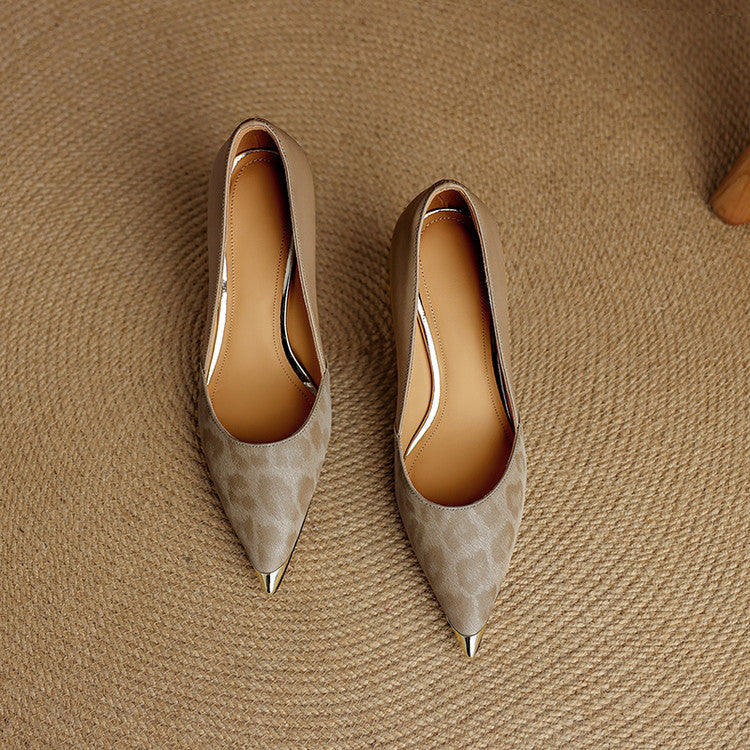 Arabella - Pointed-Toe Court Heels