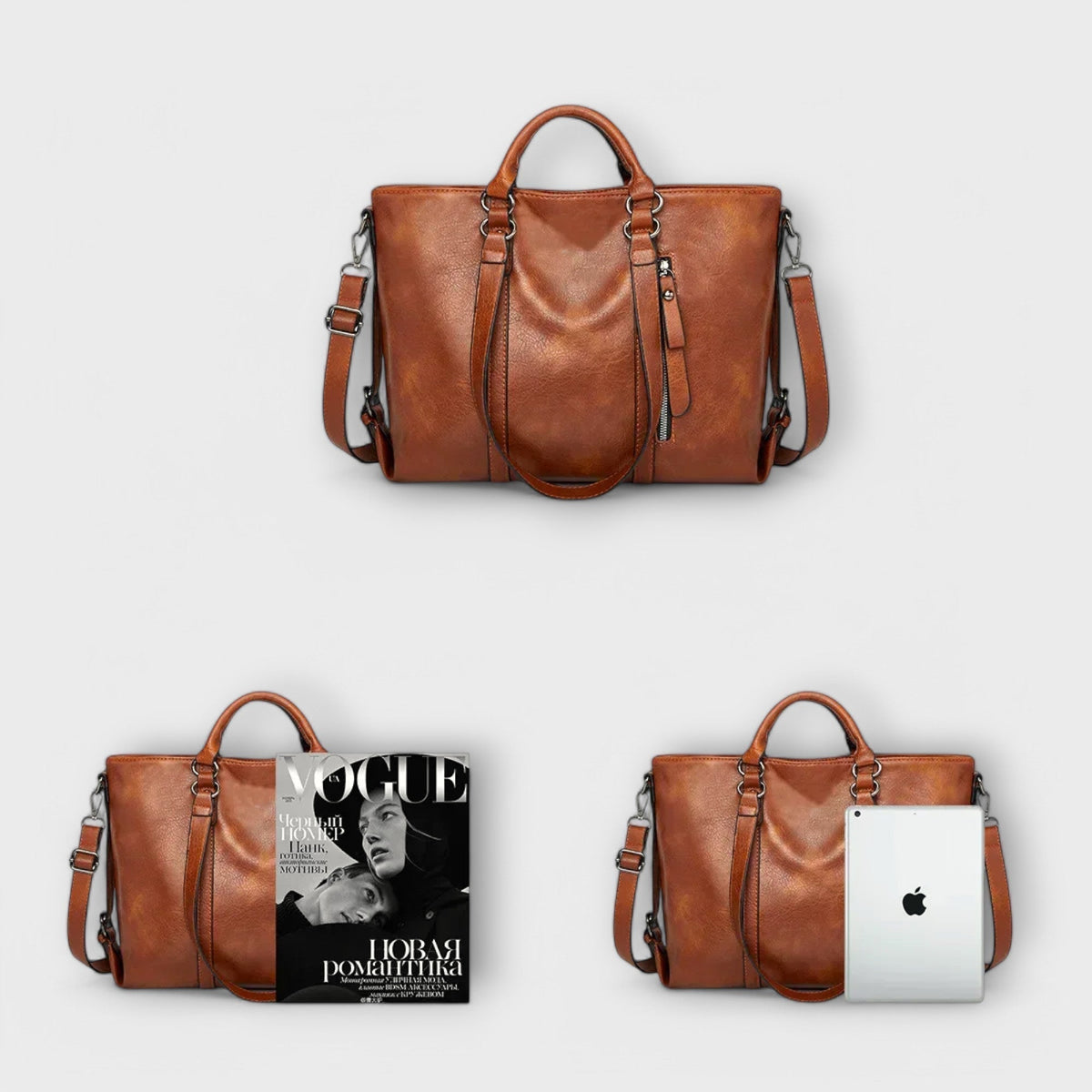 Orla - Large Vegan Leather Tote Bag
