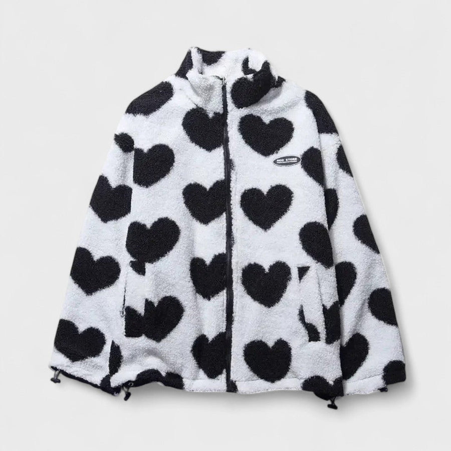 Katharina - Reversible heart jacket