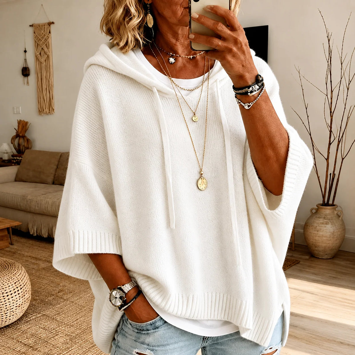 Camille – Poncho jumper