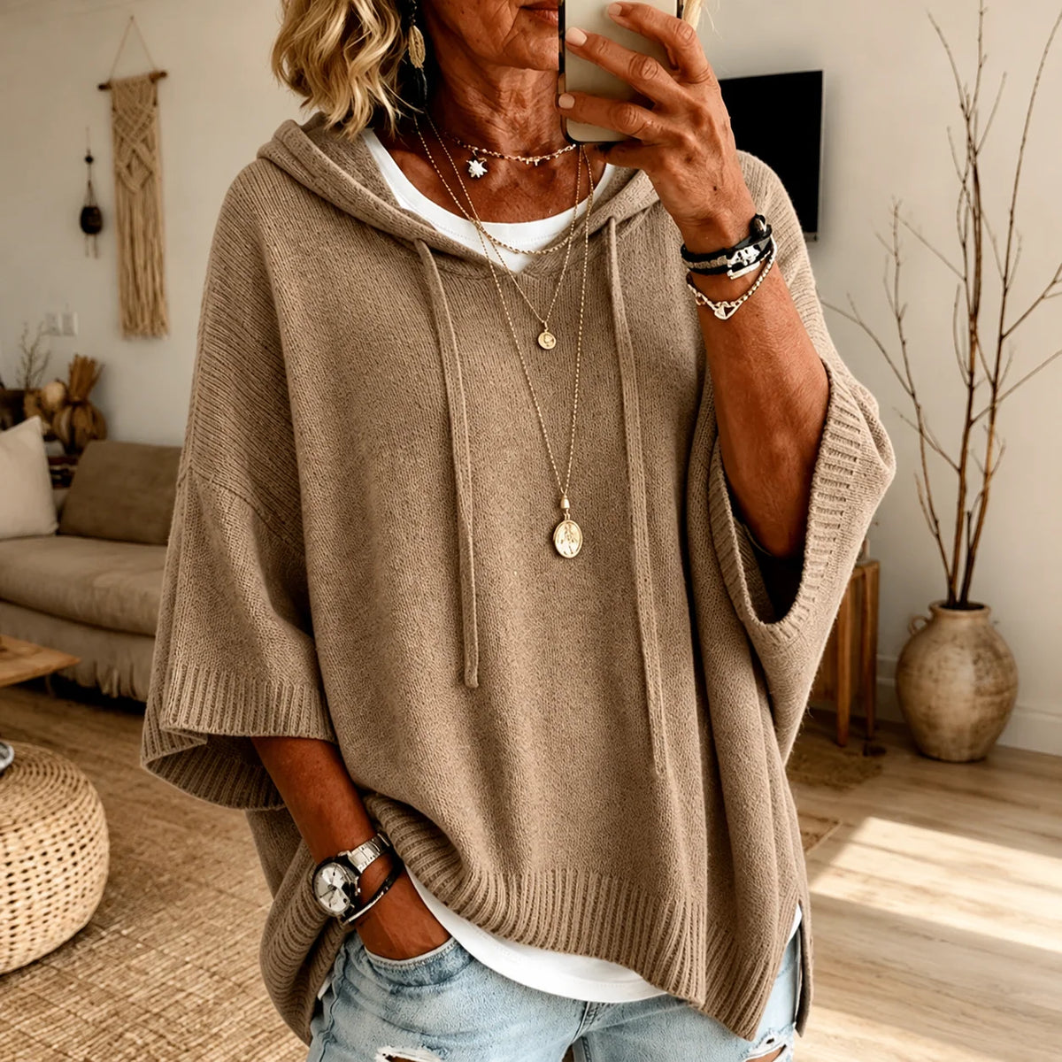 Camille – Poncho jumper