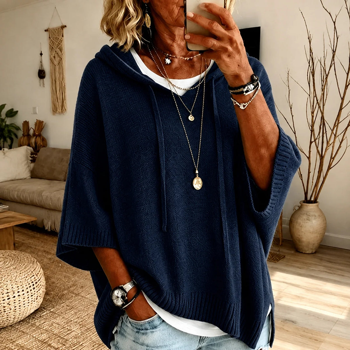 Camille – Poncho jumper