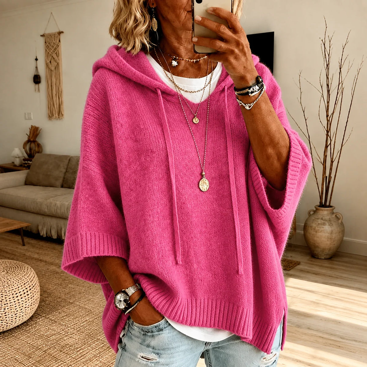 Camille – Poncho jumper