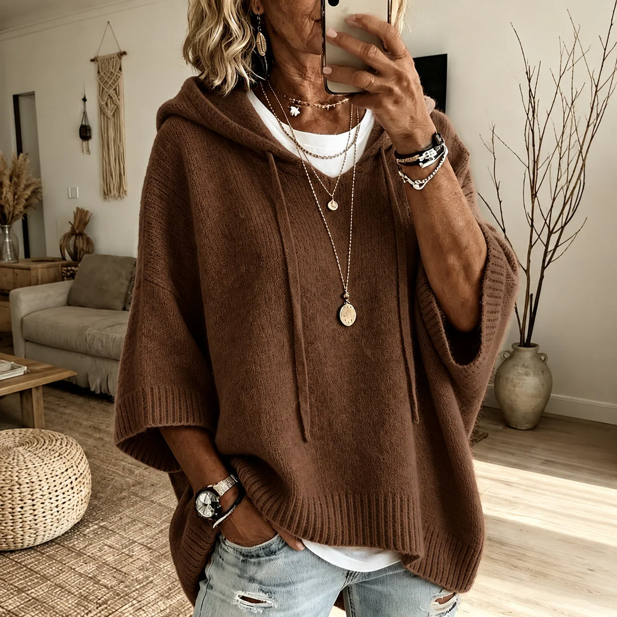 Camille – Poncho jumper