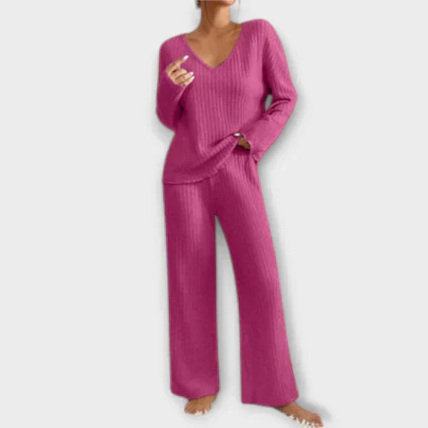 Ribbed Loungewear Set