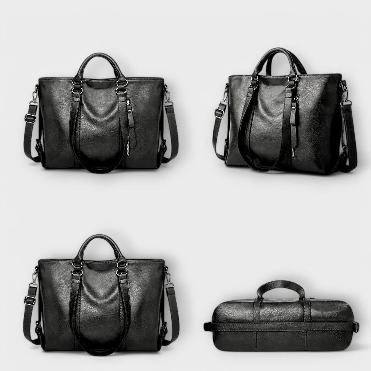 Orla - Large Vegan Leather Tote Bag