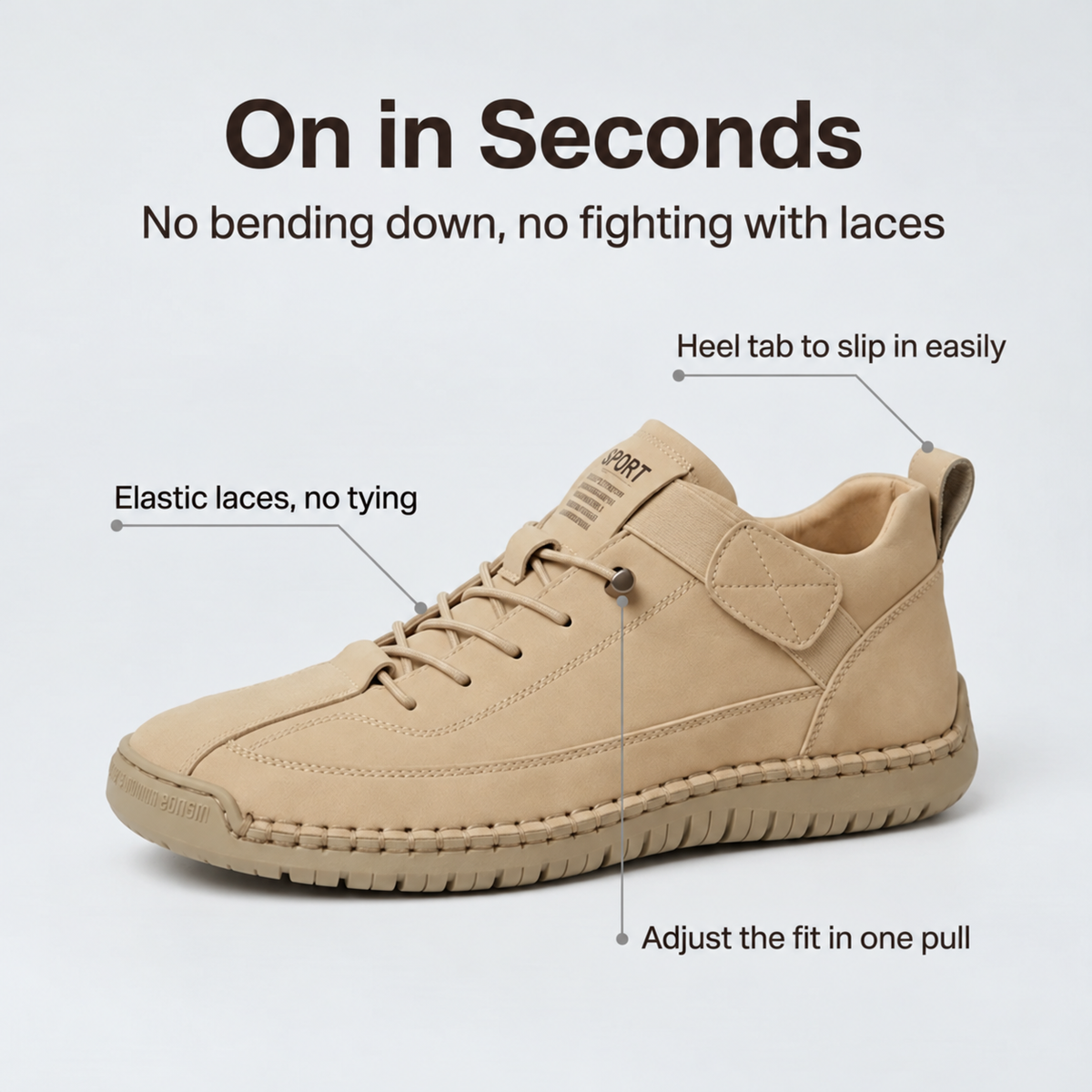 Rosie | Comfortable and Orthopedic Sneakers