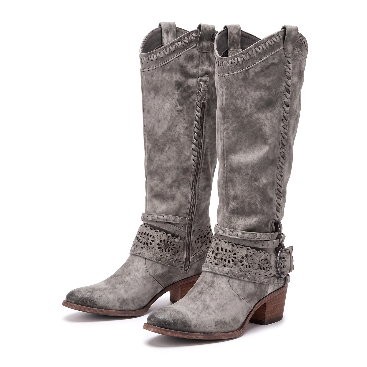 Sophie | Western Boots with Strap Detailing