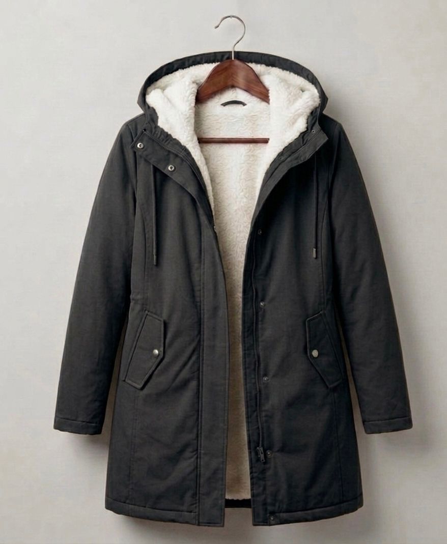 Ottilie - Hooded Longline Parka Coat