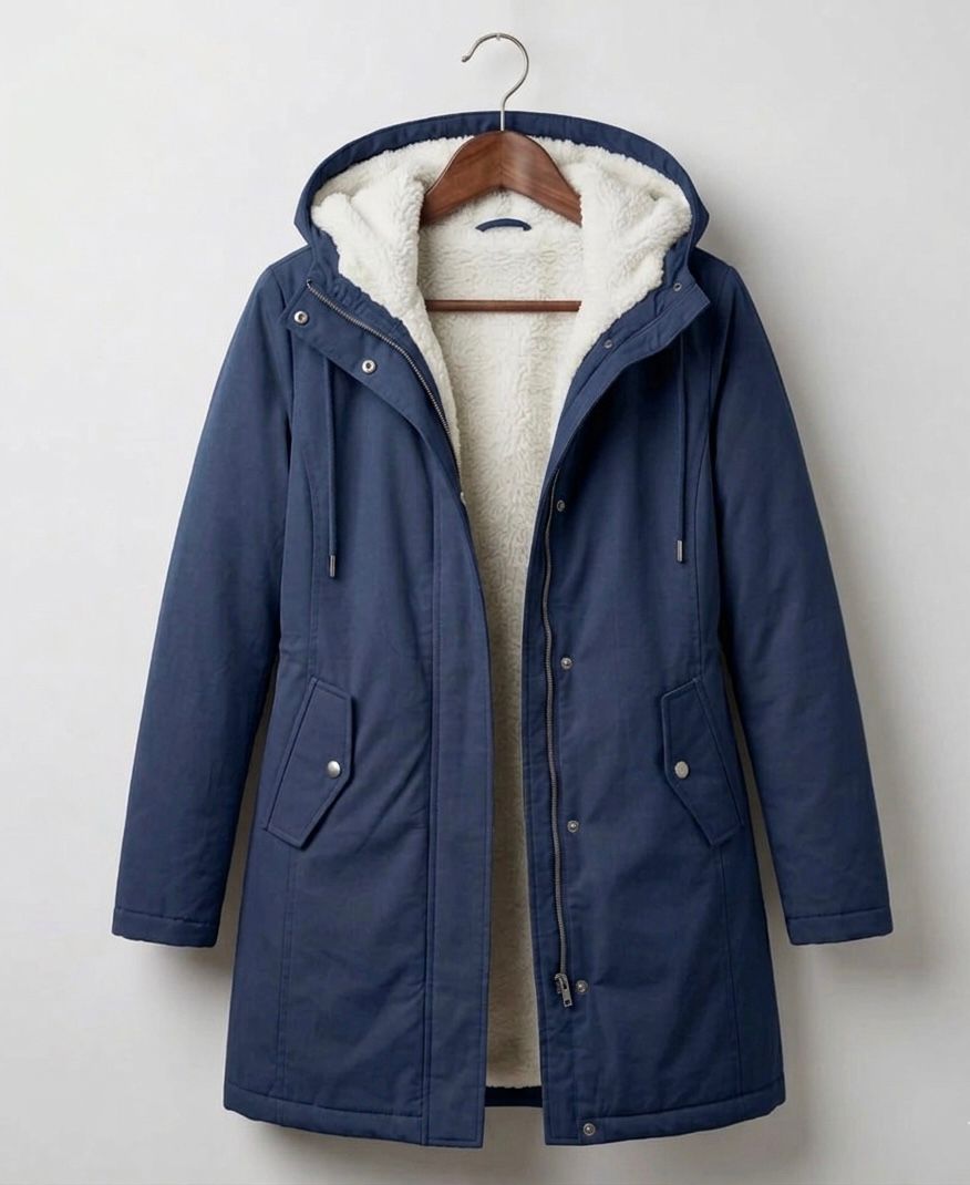 Felicity - Hooded Longline Parka Coat