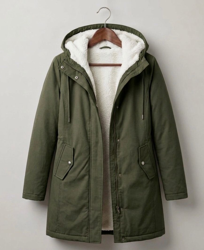 Felicity - Hooded Longline Parka Coat