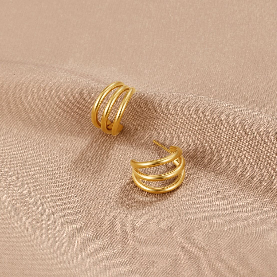 Anaya Triple Hoop Earrings