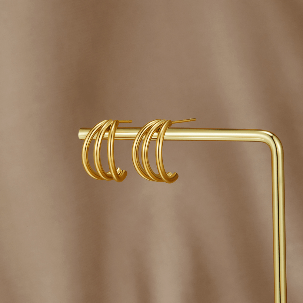 Anaya Triple Hoop Earrings
