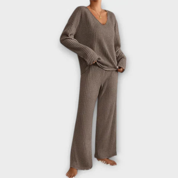 Ribbed Loungewear Set