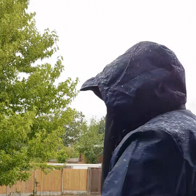 Imogen - Hooded Rain Jacket With Check Lining