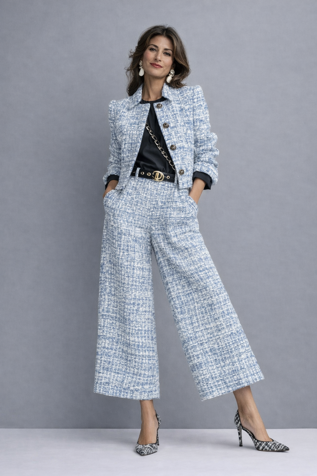 Lucia | Elegant Tweed Two-Piece Set