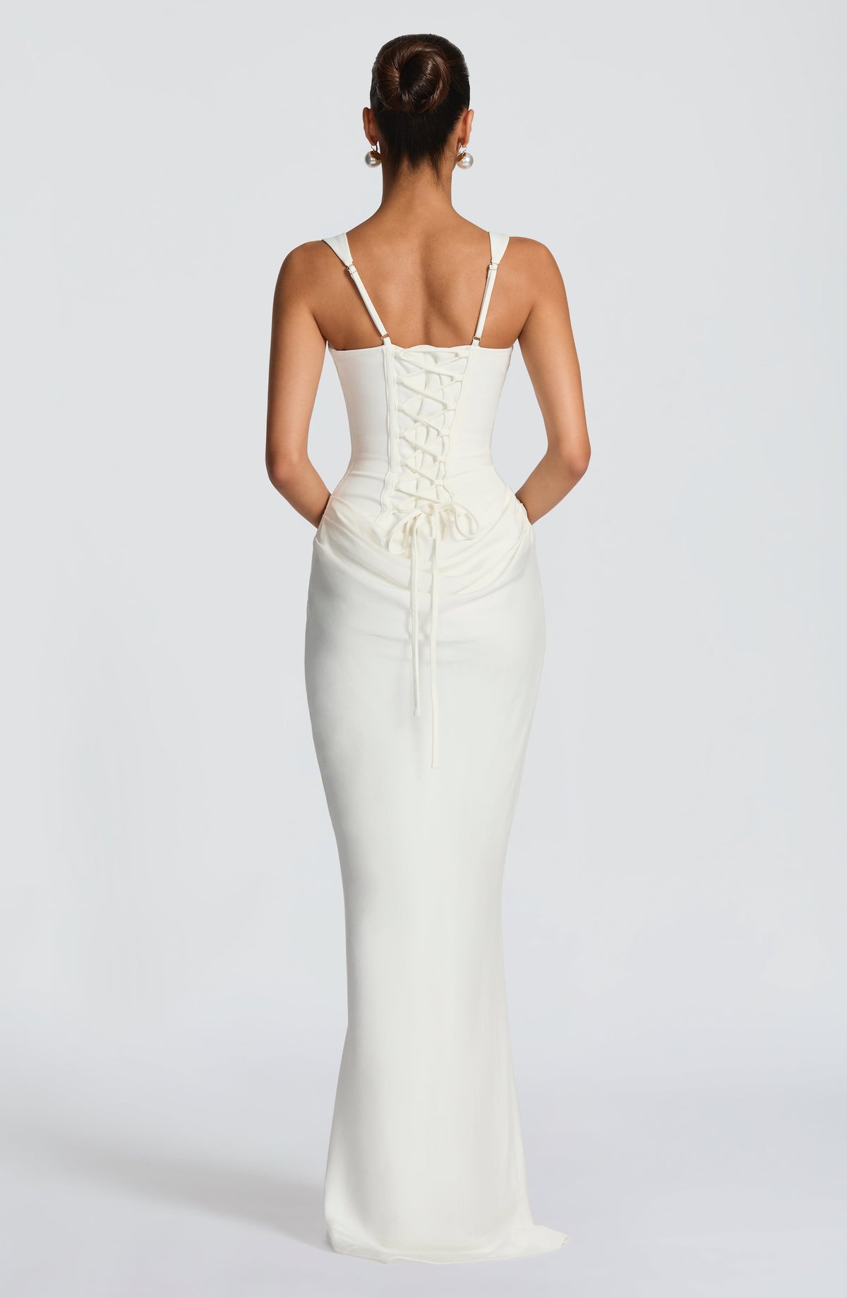 Verity - Square Neck Corset Maxi Dress