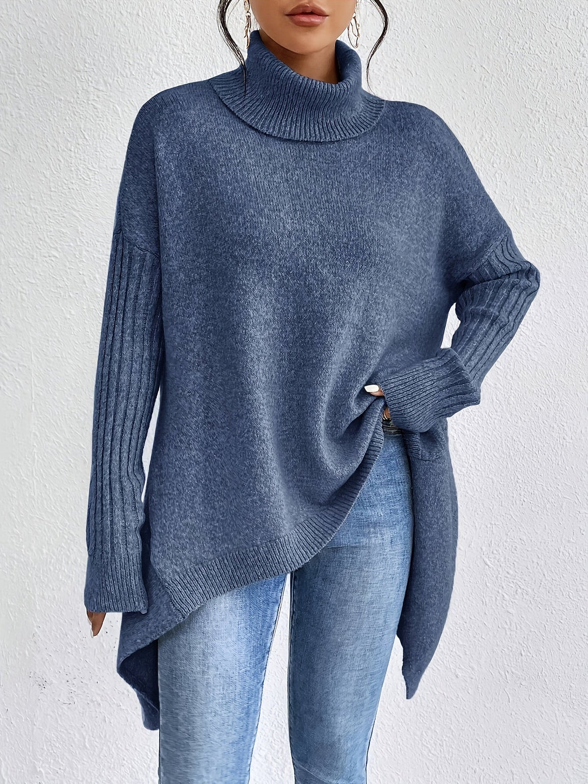 Isla - Oversized Turtleneck Sweater