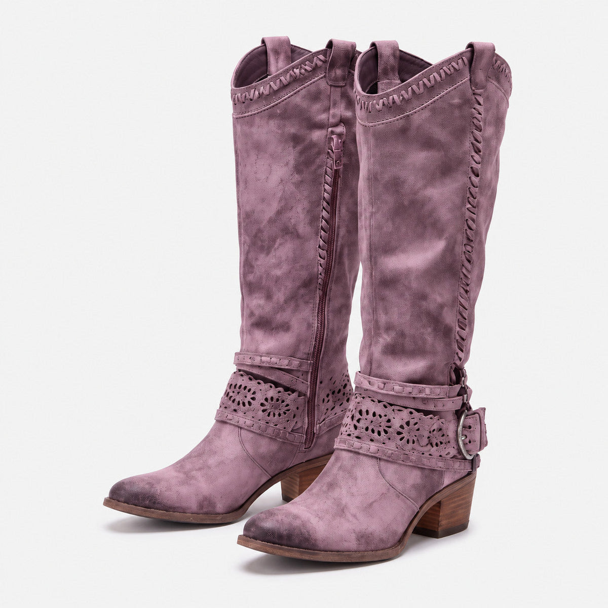 Sophie | Western Boots with Strap Detailing