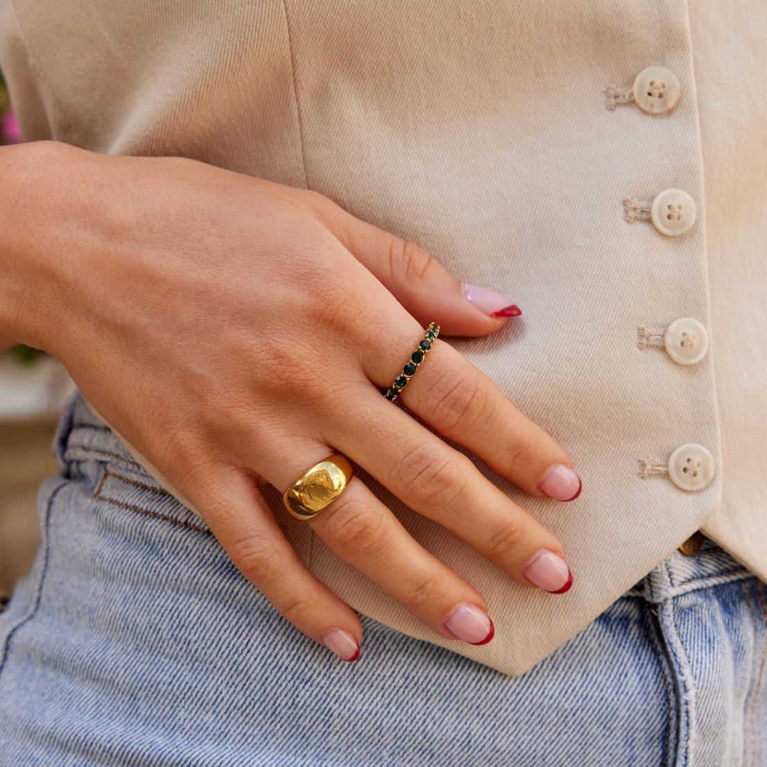 Emerald Beauty Crystal Ring