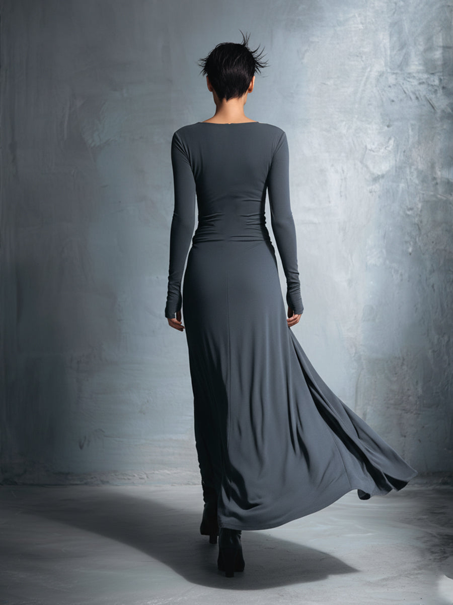 Ophelia - Side Knot Maxi Dress