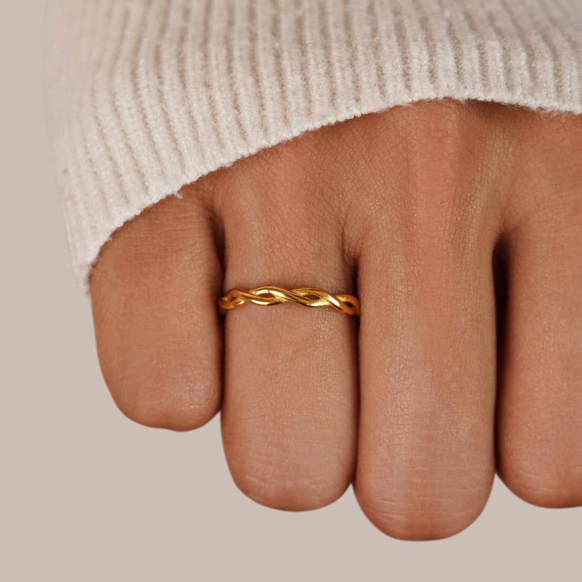 Infinity Twist Ring