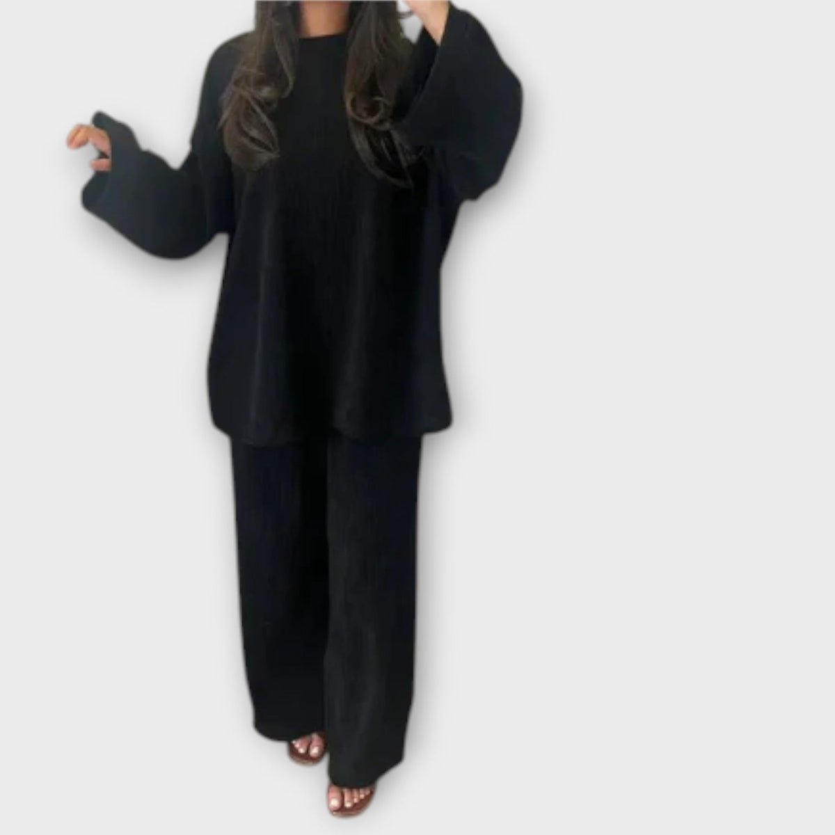 Ingrid - Plus Size Set - Ribbed Style