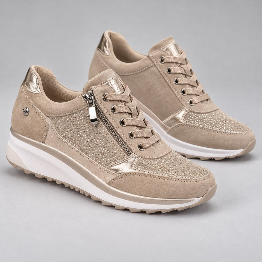 Ricarda | Comfortable Side-Zip Trainers