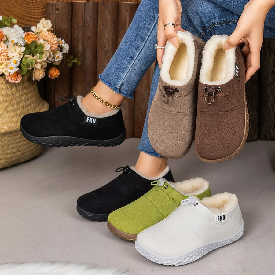 Rosalie | Fur-Lined Orthopaedic Slippers