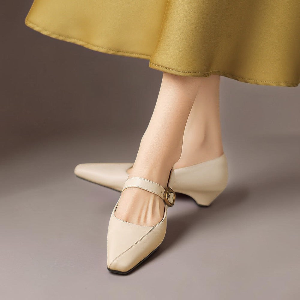 Romilly - Buckled Mary Jane Heels