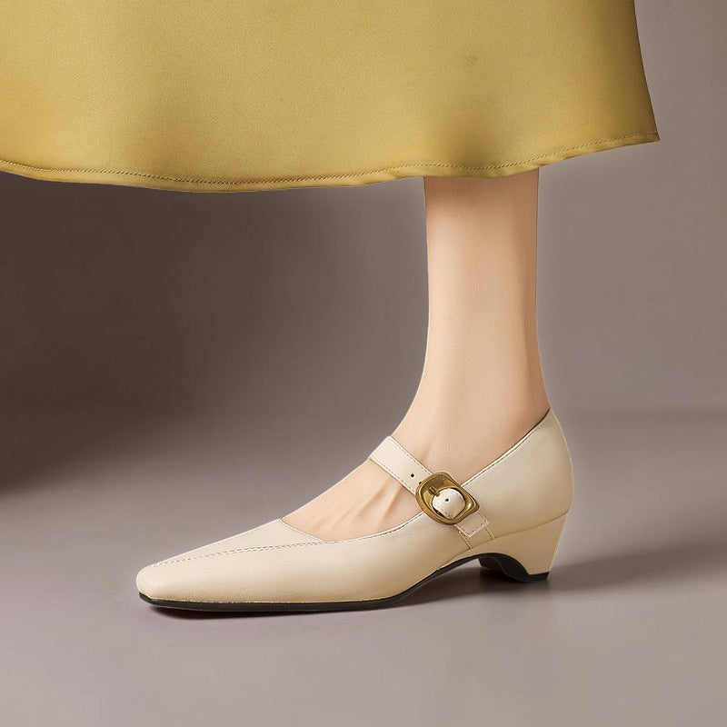 Romilly - Buckled Mary Jane Heels