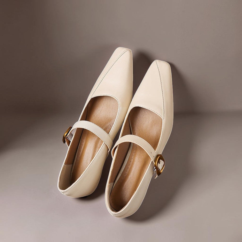 Romilly - Buckled Mary Jane Heels