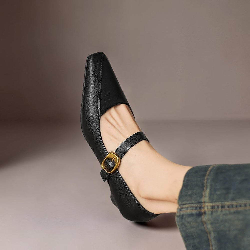 Romilly - Buckled Mary Jane Heels