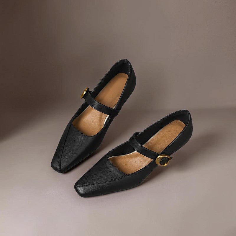 Romilly - Buckled Mary Jane Heels